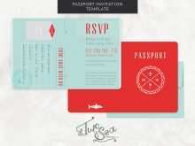 79 Create Passport Wedding Invitation Template For Free with Passport Wedding Invitation Template