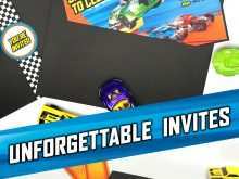 79 Customize Our Free Hot Wheels Birthday Invitation Template Layouts for Hot Wheels Birthday Invitation Template