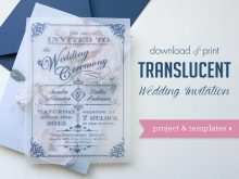 79 Free Vellum Wedding Invitation Template Now for Vellum Wedding Invitation Template