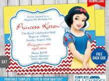 79 Printable Birthday Invitation Template Snow White For Free by Birthday Invitation Template Snow White