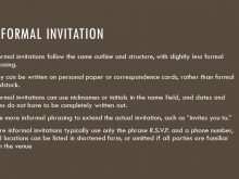 79 Printable Example Invitation Card Formal And Informal in Word for Example Invitation Card Formal And Informal