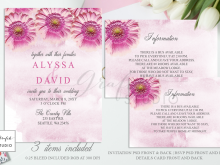 79 Standard Floral Wedding Invitation Template Layouts by Floral Wedding Invitation Template