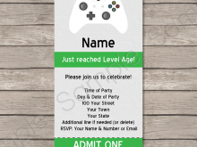 79 The Best Xbox Party Invitation Template in Word for Xbox Party Invitation Template