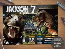 79 Visiting Jurassic World Party Invitation Template in Word with Jurassic World Party Invitation Template