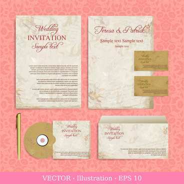 80 Adding Wedding Invitation Template Ai Free in Photoshop by Wedding Invitation Template Ai Free