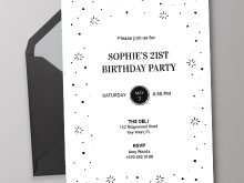 80 Blank Birthday Party Invitation Template Black And White Layouts for Birthday Party Invitation Template Black And White