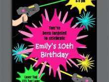 80 Creating Birthday Invitation Template Laser Tag in Photoshop with Birthday Invitation Template Laser Tag