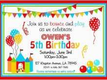 80 Customize Our Free Jump Birthday Invitation Template With Stunning Design for Jump Birthday Invitation Template