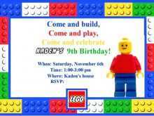 80 Free Free Party Invitation Templates Lego With Stunning Design with Free Party Invitation Templates Lego