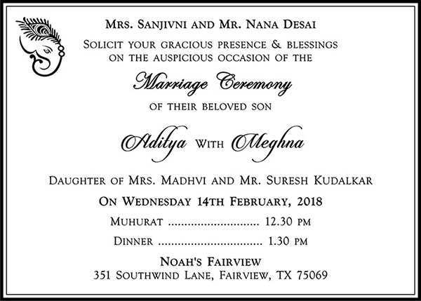 80 Free Invitation Card Format For Marriage Now for Invitation Card Format For Marriage