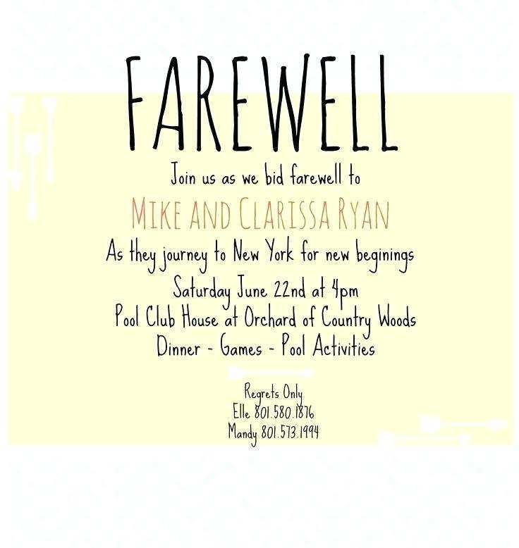 80 Free Printable Going Away Party Invitation Template Free Now for Going Away Party Invitation Template Free