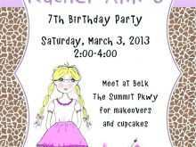 Valentine Birthday Invitation Template