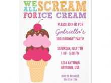80 The Best Ice Cream Party Invitation Template Free For Free for Ice Cream Party Invitation Template Free