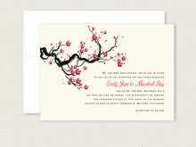 81 Best Cherry Blossom Wedding Invitation Template Maker by Cherry Blossom Wedding Invitation Template