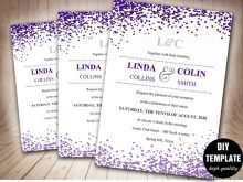 81 Create Wedding Invitation Templates Lilac Download with Wedding Invitation Templates Lilac