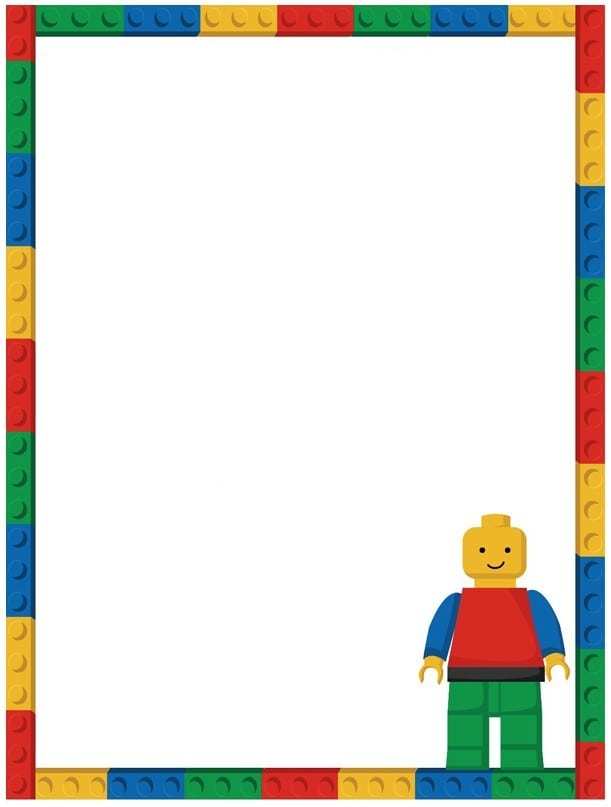 81 Creative Blank Lego Invitation Template Download by Blank Lego Invitation Template