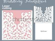 Invitation Envelope Template Vector