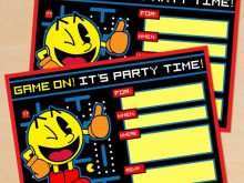 81 Free Pac Man Birthday Invitation Template Formating with Pac Man Birthday Invitation Template