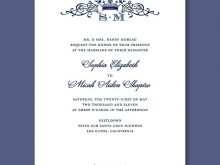 81 Free Printable Royal Wedding Invitation Template Photo for Royal Wedding Invitation Template