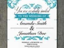 81 Free Printable Wedding Invitation Template Blue Maker by Wedding Invitation Template Blue