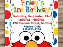81 How To Create Elmo Birthday Invitation Template Maker by Elmo Birthday Invitation Template
