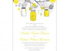 81 How To Create Mason Jar Wedding Invitation Template With Stunning Design for Mason Jar Wedding Invitation Template