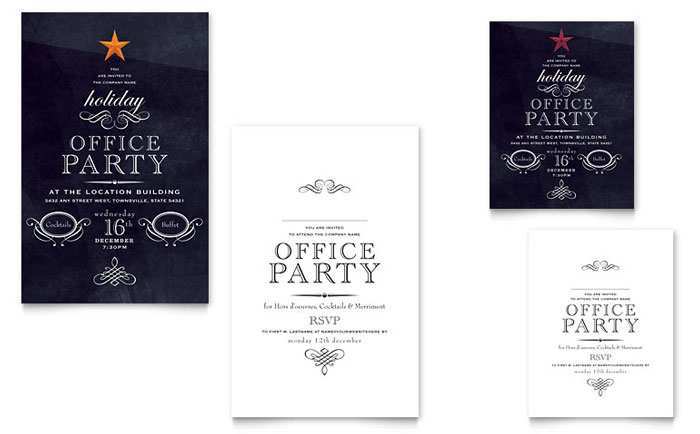 81 How To Create Office Christmas Party Invitation Template Maker for Office Christmas Party Invitation Template