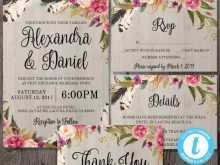 81 Online Boho Wedding Invitation Template Now by Boho Wedding Invitation Template
