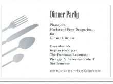 81 Printable Invitation Letter Dinner Party Example For Free with Invitation Letter Dinner Party Example