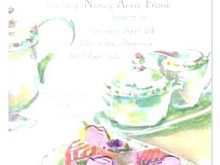 81 Printable Tea Party Invitation Template Word for Ms Word with Tea Party Invitation Template Word