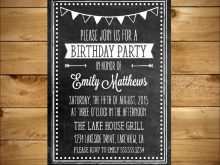 81 Report Word Birthday Party Invitation Template For Free with Word Birthday Party Invitation Template
