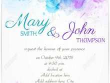 Wedding Invitation Template Background