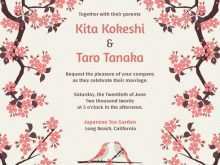 81 Visiting Wedding Invitation Template Japanese in Word with Wedding Invitation Template Japanese