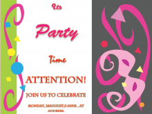 82 Best Microsoft Word Party Invitation Template Formating by Microsoft Word Party Invitation Template