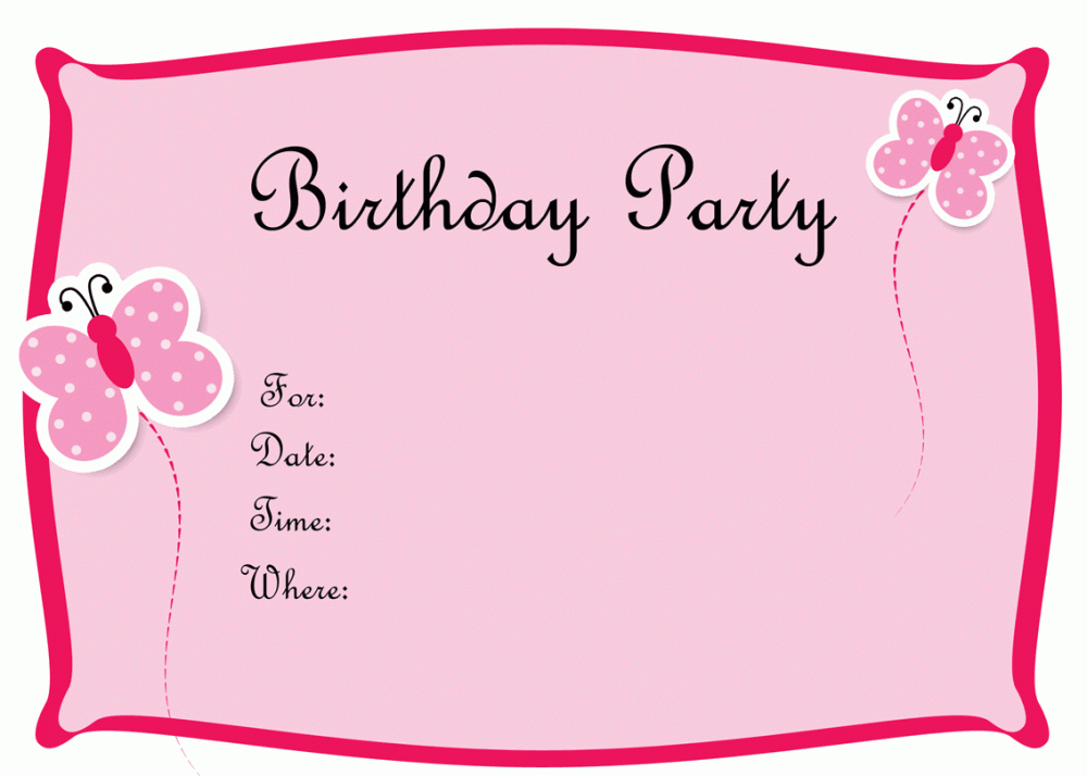 82 Blank Birthday Card Invitation Example For Free by Birthday Card Invitation Example