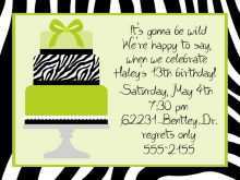 82 Blank Birthday Invitation Templates For 12 Year Old in Word for Birthday Invitation Templates For 12 Year Old