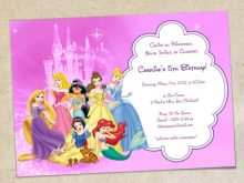 82 Creating Princess Birthday Invitation Template Templates for Princess Birthday Invitation Template