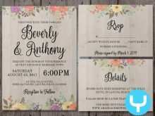 82 Creative Wedding Invitation Template With Rsvp Layouts by Wedding Invitation Template With Rsvp