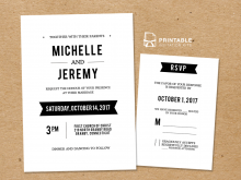 82 Customize Wedding Invitation Template With Rsvp Photo for Wedding Invitation Template With Rsvp