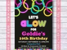 82 Free Printable Neon Party Invitation Template Maker with Neon Party Invitation Template