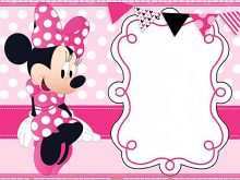 82 How To Create Birthday Invitation Template Minnie Mouse Maker with Birthday Invitation Template Minnie Mouse