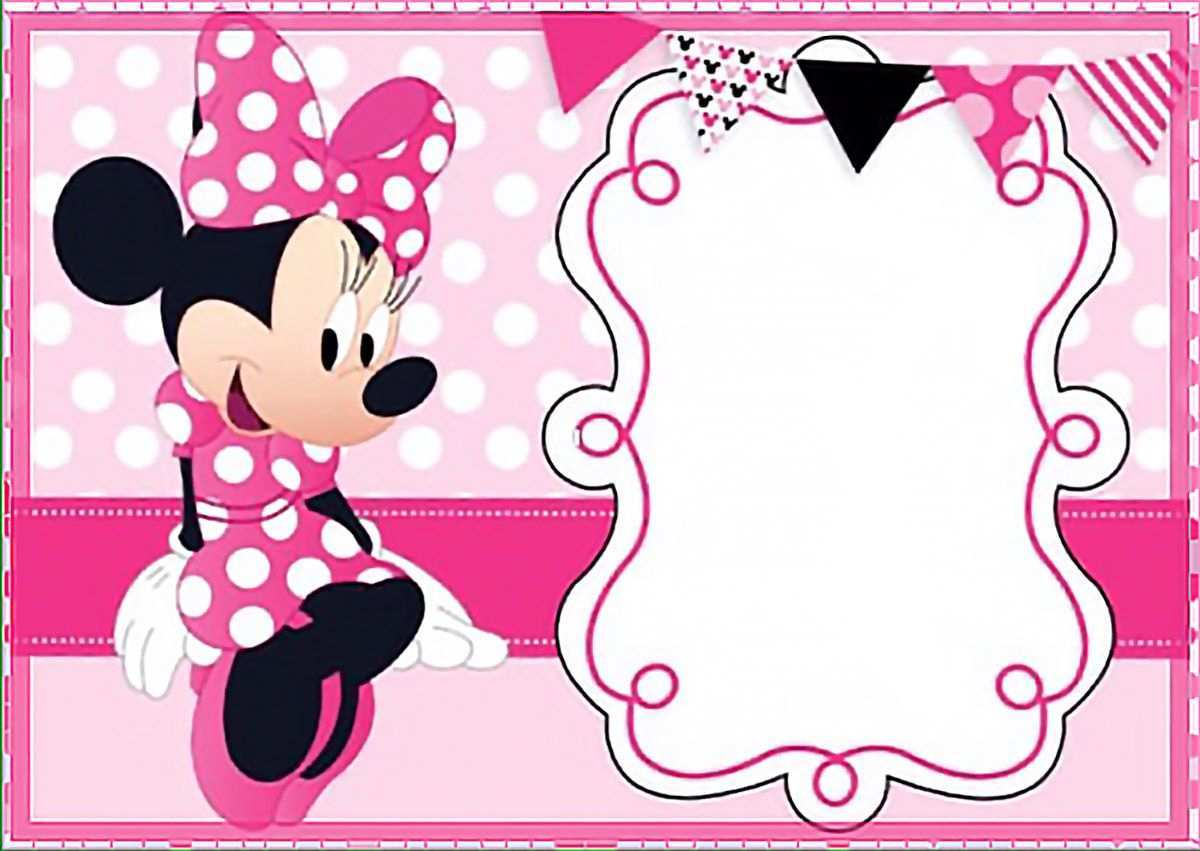 24 How To Create Birthday Invitation Template Minnie Mouse Maker With Minnie Mouse Card Templates