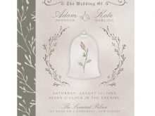 Beauty And The Beast Wedding Invitation Template