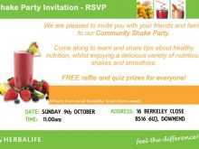 82 Visiting Herbalife Shake Party Invitation Template Formating by Herbalife Shake Party Invitation Template