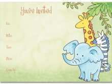 83 Create Zoo Birthday Invitation Template in Word by Zoo Birthday Invitation Template