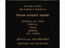 83 Creating Formal Dinner Party Invitation Template For Free by Formal Dinner Party Invitation Template