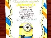 83 Creative Minions Birthday Invitation Template in Photoshop with Minions Birthday Invitation Template
