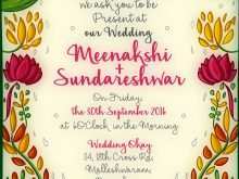 83 Creative Tamil Brahmin Wedding Invitation Template for Ms Word for Tamil Brahmin Wedding Invitation Template