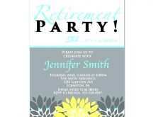 83 Customize Retirement Party Invitation Template Ms Word Layouts with Retirement Party Invitation Template Ms Word