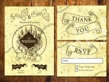 Harry Potter Wedding Invitation Template